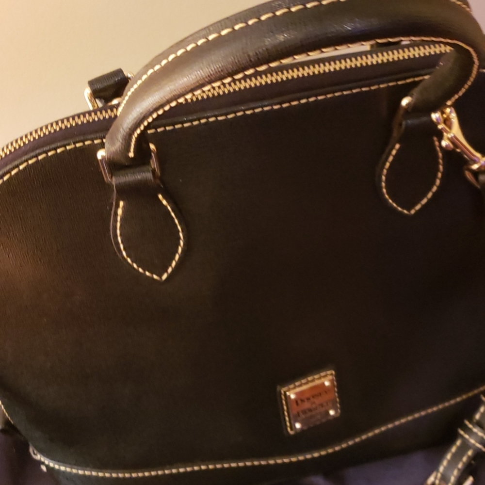 Dooney & Bourke Zip zip Saffiano Satchel Bag - Picture 2 of 7